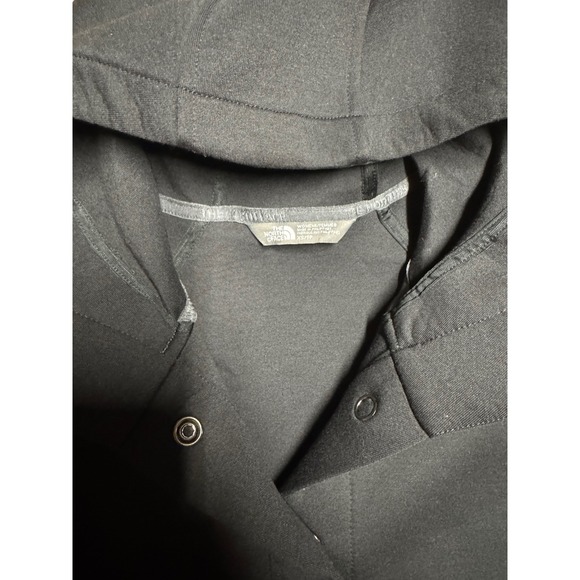 The North Face‎ Womens Black Hooded Snap Front Jacket XS - Picture 5 of 9